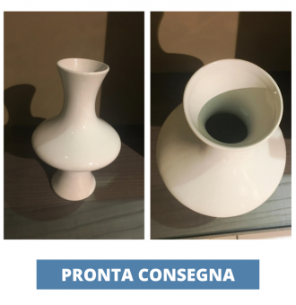 Vaso Lounge Piccolo - Ceramica Salentina - Ceramica bianca