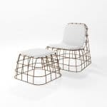 Poltroncina in tondino di ferro pieno - immagine 4