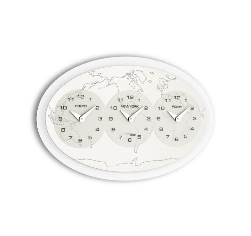 Orologio da muro TRE ORE NEL MONDO