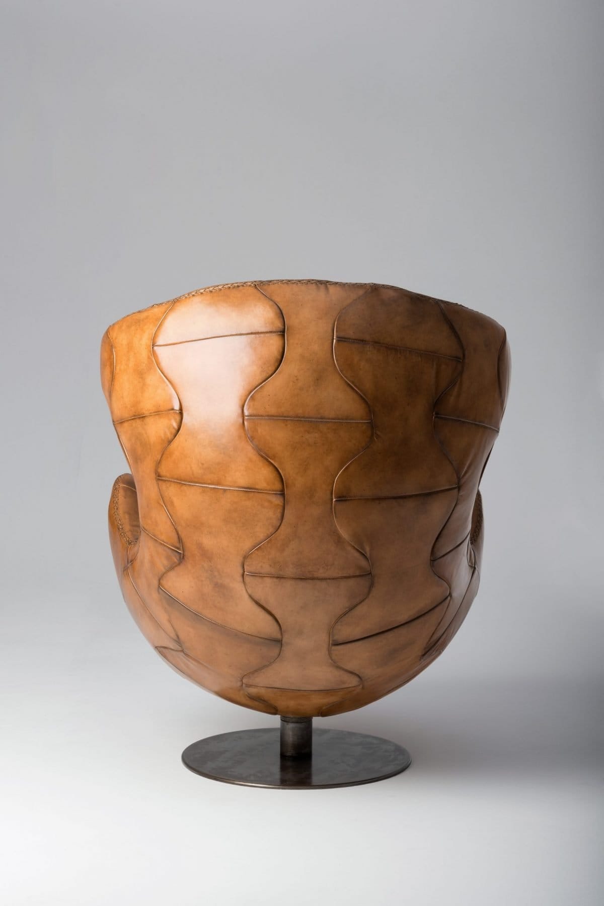 Poltrona Pelè in Pelle cucita mano - immagine 5