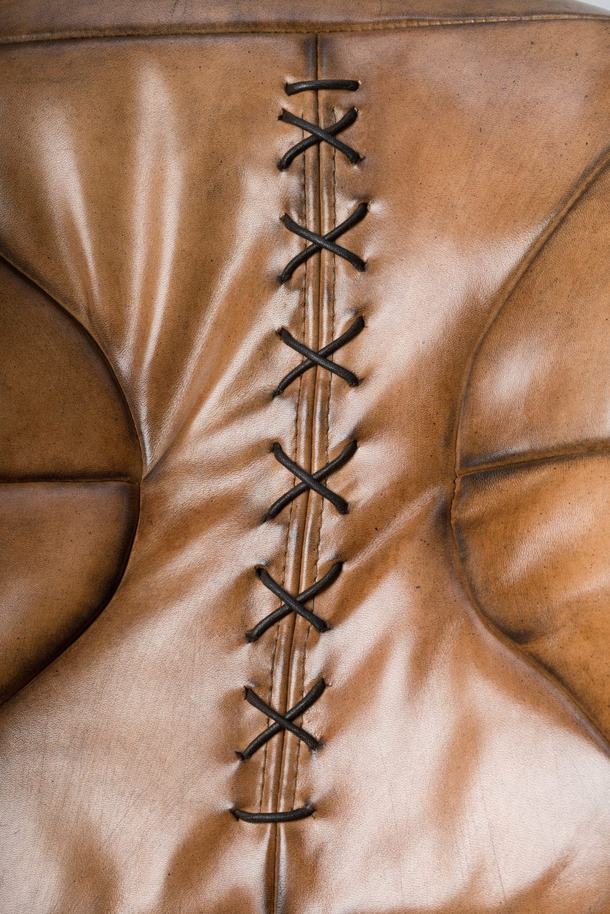 Poltrona Pelè in Pelle cucita mano - immagine 4