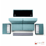 Divano Letto Brian - 3 posti - Materasso 20cm - Coronese1949