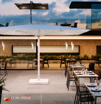 Ombrellone Leonardo - Palo centrale - Coronese1949