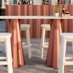 Sgabello Frozen Square Stool