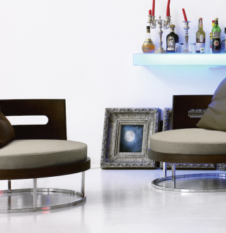 Poltrona Girevole Round - Coronese1949