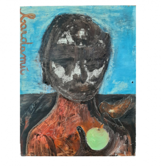 Quadro Bardamù - Raccolta di Mele - Coronese1949