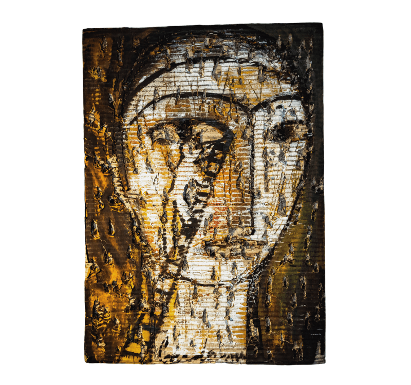 Quadro Bardamù - Le due Facce - Arte Cartotecnica - Coronese1949