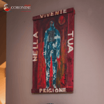 Quadro Bardamù - Prigione Vivente - Xilografia - Coronese1949