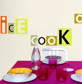 HomeStickers Pop Cook - Adesivi muri & Decorazione - Coronese1949