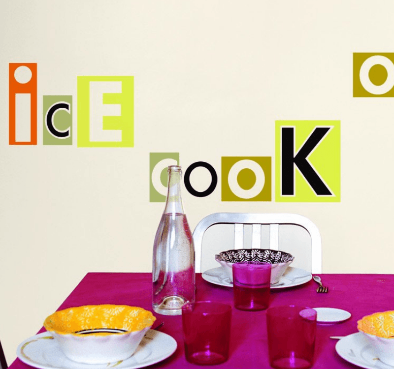 HomeStickers Pop Cook - Adesivi muri & Decorazione - Coronese1949