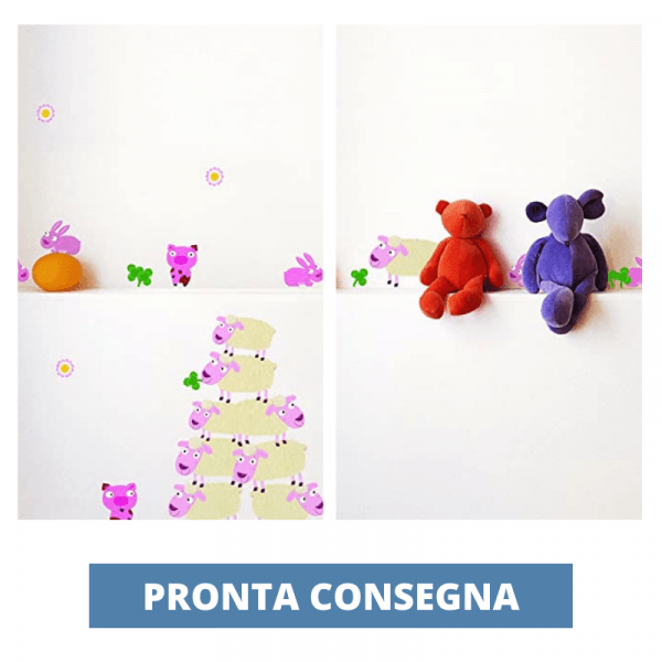 HomeStickers Fattoria - Adesivi muri Kids - Coronese1949
