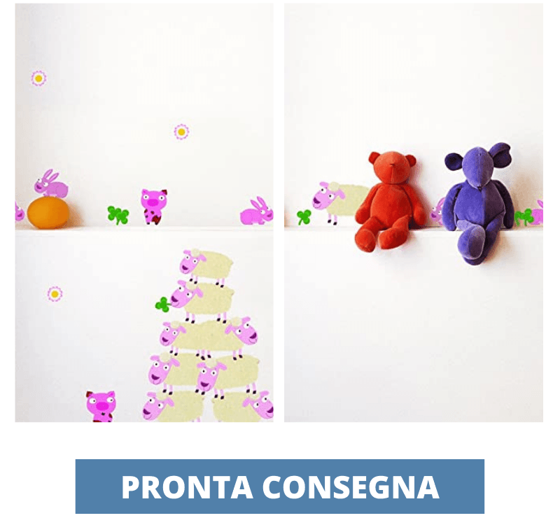 HomeStickers Fattoria - Adesivi muri Kids - Coronese1949