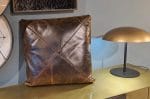 Cuscino in Pelle Vintage