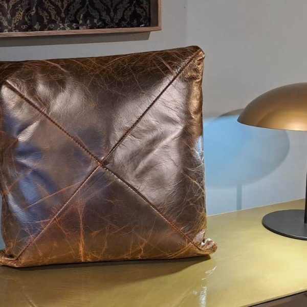 Cuscino in Pelle Vintage