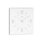 Orologio quadrato da parete minimale bianco
