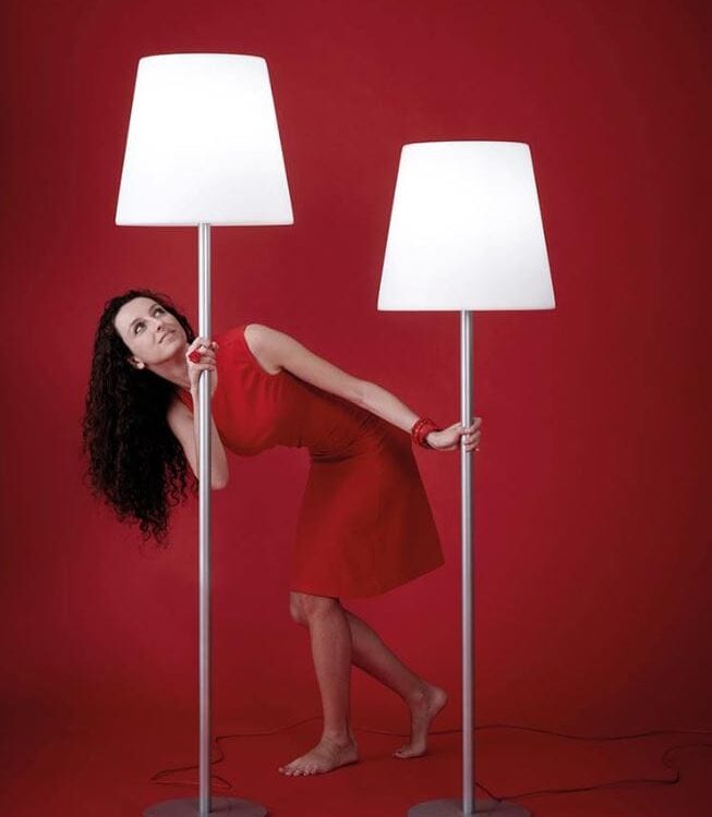 Lampada da terra ALI BABA STEEL