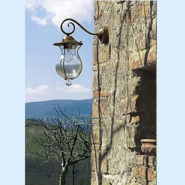 Applique da esterno ottone Bacco A14