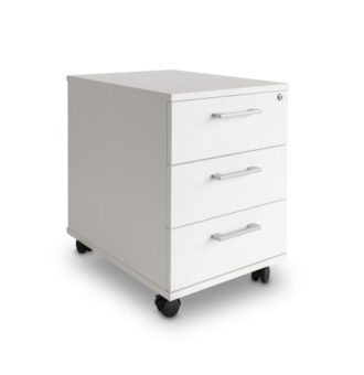 Cassettiera in melaminico su ruote