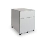Cassettiera metallica su ruote 2 cassetti