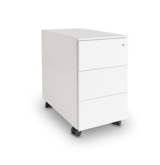 Cassettiera metallica mini su ruote