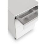 Cassettiera metallica 3+1 su ruote - immagine 2