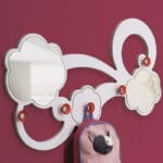 Specchiera appendiabiti Bloom