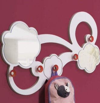 Specchiera appendiabiti Bloom